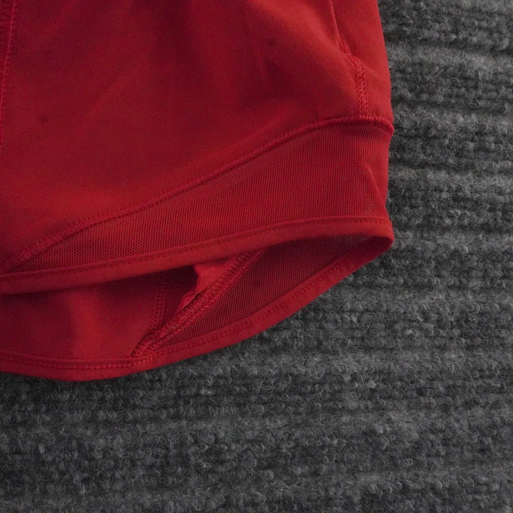 Lululemon Hotty Hot Short V Running Shorts Womens Size 8 Red 2.5 Inch Inseam - Picture 8 of 10